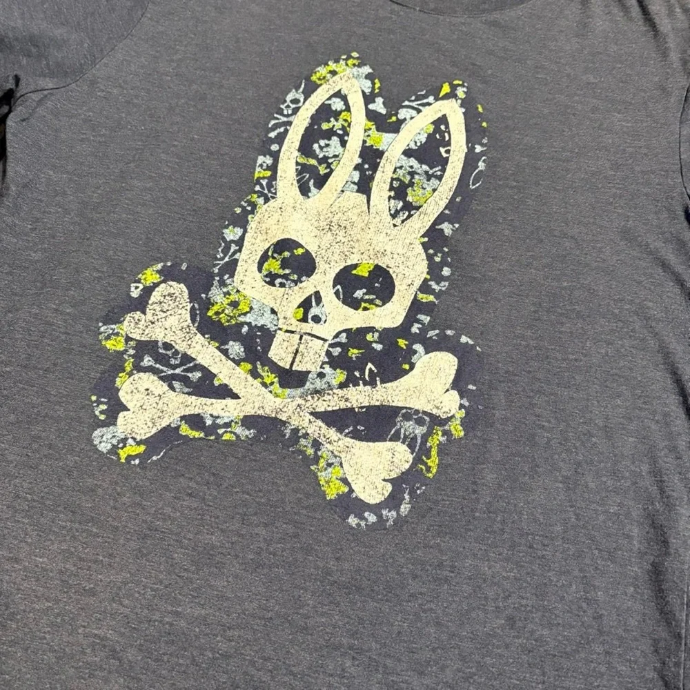 Psycho Bunny Graphic T-Shirt – Blue (Size Medium) - Picture 3 of 6